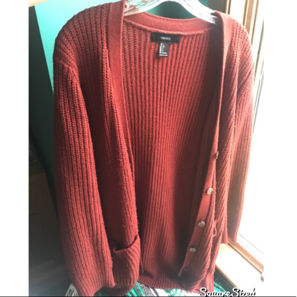 OVERSIZED FOREVER 21 CARDIGAN